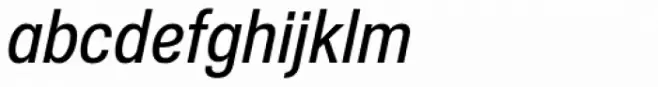Nuber Next Demi Bold Condensed Italic