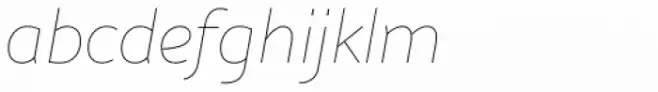 Nubian Thin Italic