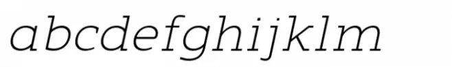 Nuga Extra Light Italic