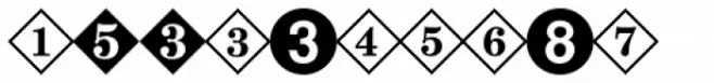 Number Ornaments