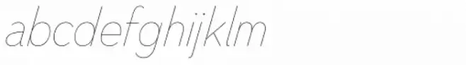 Nyata Thin Italic