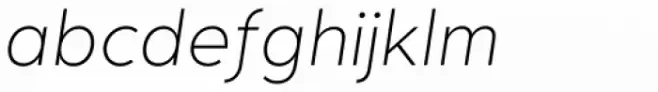 Oblivian Text Extra Light Italic