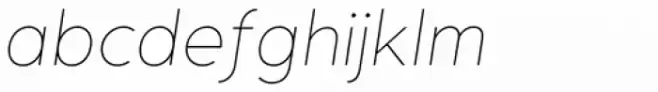 Oblivian Text Thin Italic