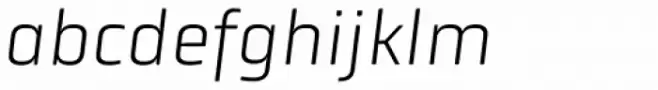 Obvia Extra Light Italic