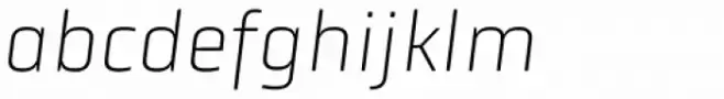 Obvia Thin Italic