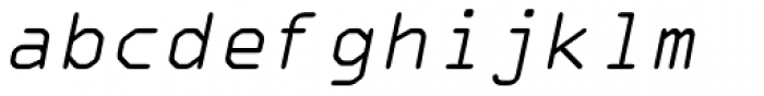 OCR A EF Pro Regular Oblique