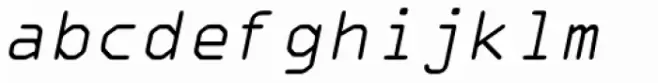 OCR A EF Pro Regular Oblique