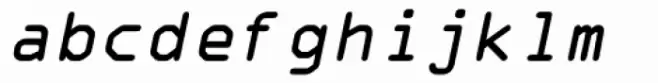 OCR A EF Text Bold Oblique
