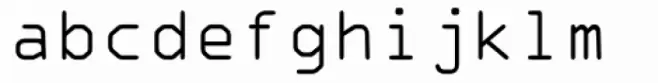 OCR A EF Text Regular