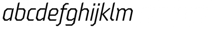 Oita Condensed Book Italic