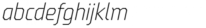 Oita Condensed Light Italic