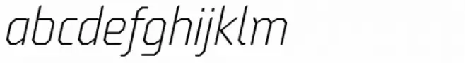 Oita Condensed Light Italic