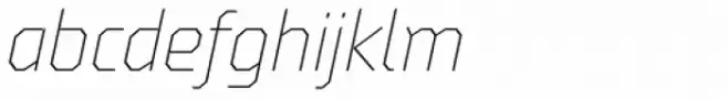 Oita Thin Italic