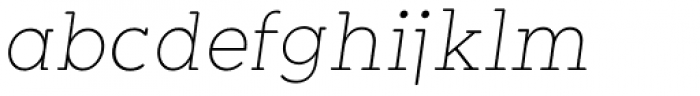 Okojo Slab Pro Display Light Italic