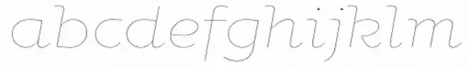 Oksana Greek Alt Thin Italic