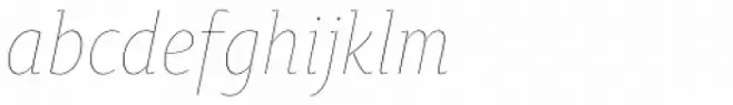 Oksana Text Narrow Thin Italic