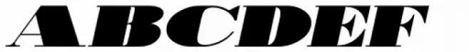 Old Bodoni Wide Oblique JNL