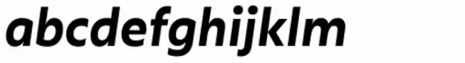 Olivetta Semi Bold Italic