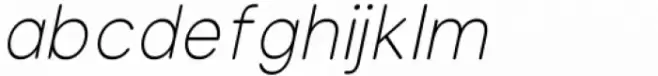 Olivette Sans Extra Light Italic
