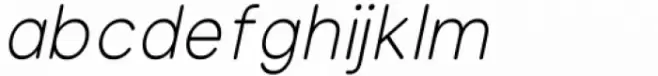 Olivette Sans Light Italic