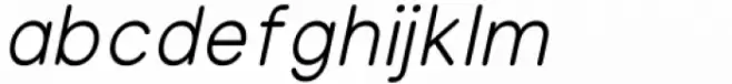 Olivette Sans Medium Italic