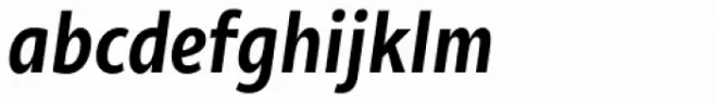 Olivine Narrow Semi Bold Italic