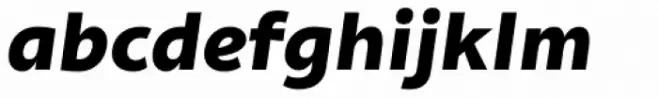 Olivine Wide Black Italic