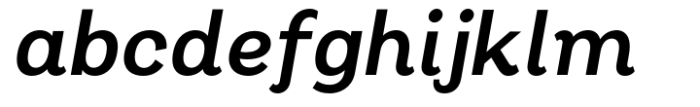 Oman Half Bold Italic