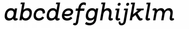 Oman Slab Medium Italic