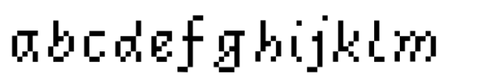 Omega Pixel Italic
