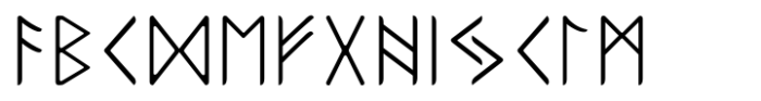 Ongunkan Elder Futhark Viking Regular