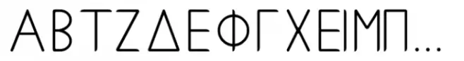 Ongunkan Greek Script Regular