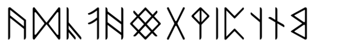 Ongunkan Tolkien Cirth Runic Regular