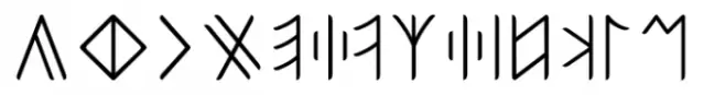 Ongunkan Venetic Script