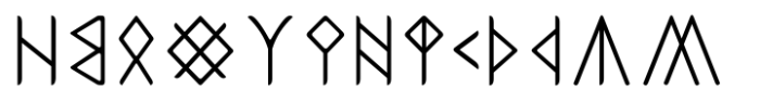 Ongunkan Wardruna Arabic Runes