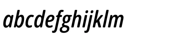 Open Sans Soft Cnd Semi Bold Italic
