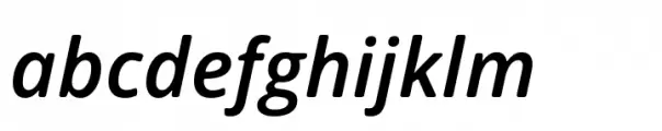 Open Sans Soft Semi Bold Italic