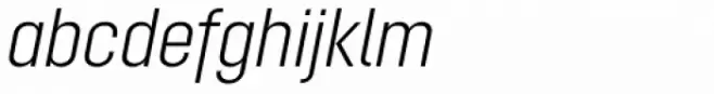 Opinion Pro Condensed Light Italic