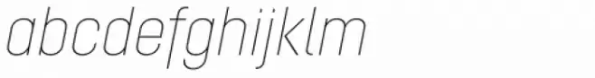 Opinion Pro Condensed Thin Italic