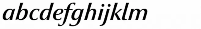 Optima nova Demi Italic
