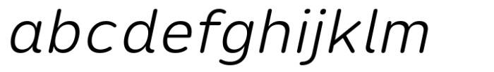 Opun Loop Light Italic