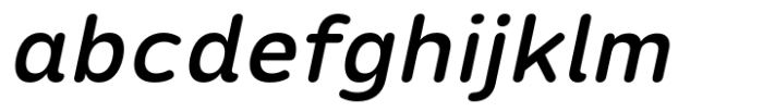 Opun Loop Medium Italic