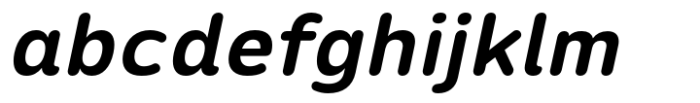 Opun Loop Semi Bold Italic