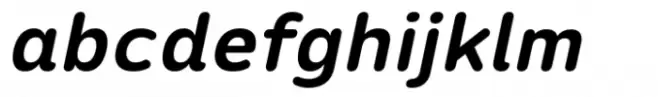 Opun Loop Semi Bold Italic