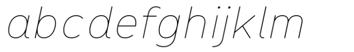 Opun Loop Thin Italic