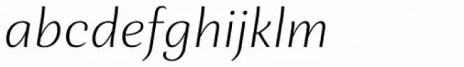 Orchidea Pro Extra Light Italic