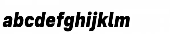 Ordina Condensed Heavy Oblique