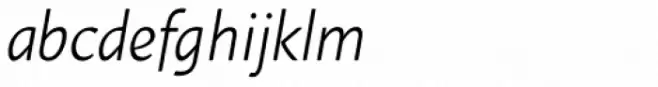 Organic Light Italic