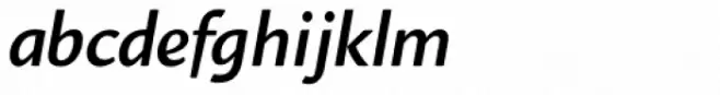 Organic SemiBold Italic