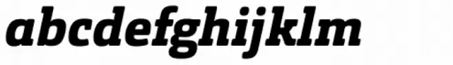 Orgon Slab ExtraBold Italic